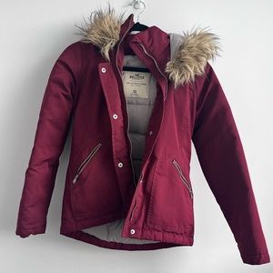 Hollister puffy jacket